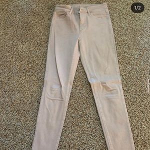 American Eagle light pink jeans